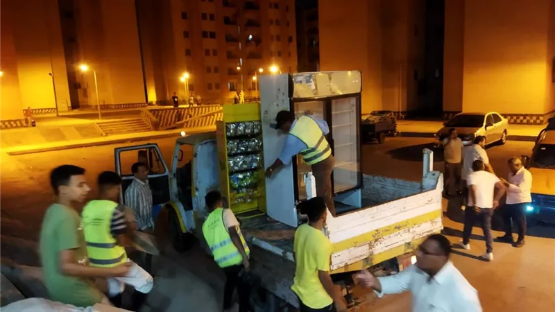 جهاز العبور الجديدة يشن حملة مكبرة للقضاء على المخالفات بالمدينة