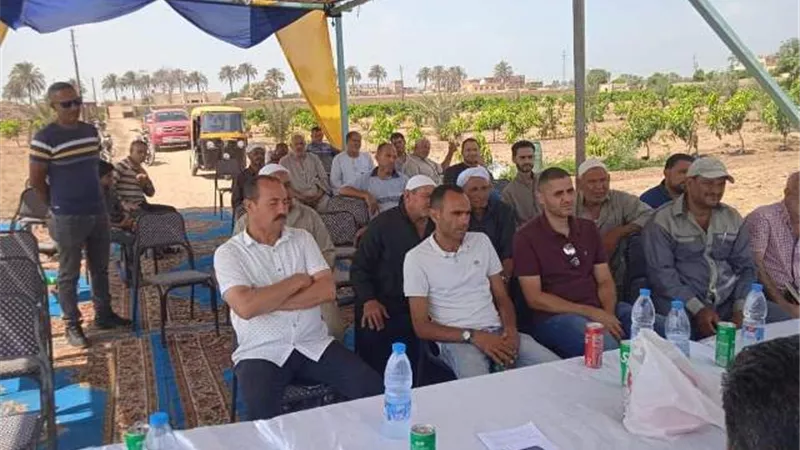 ندوة إرشاديه لمزارعي كفرأيوب عن زراعة المانجو