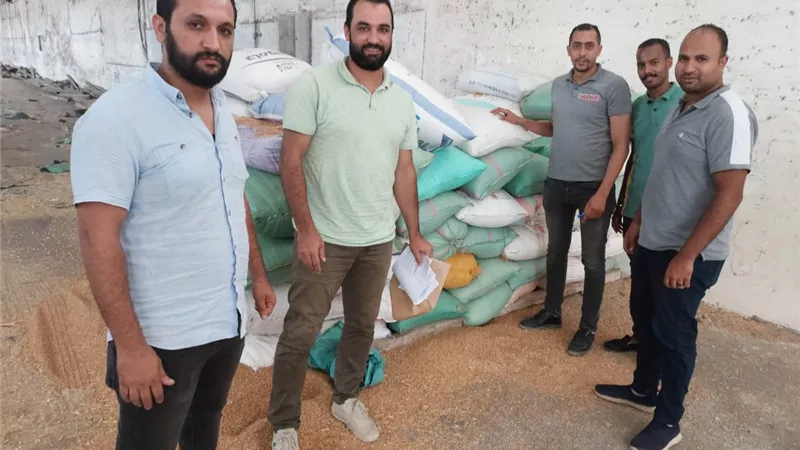 ضبط أكثر من ٥ طن ونصف من الأقماح المحلية بالسوق السوداء