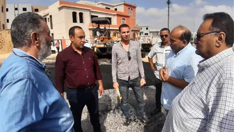 جهاز الشروق يعلن الإنتهاء من تطوير ورصف أحد الأحياء بالمدينة صور