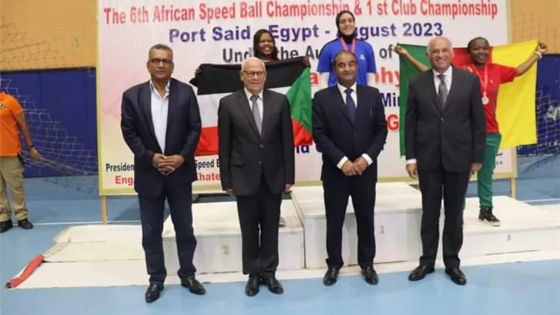 مصر تفوز بالبطولة الإفريقية لكرة السرعة للمنتخبات