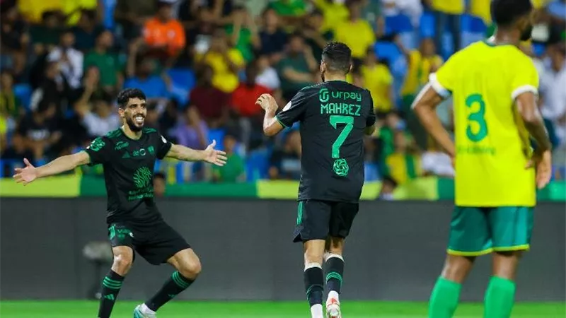 أهلي جدة يحقق فوزاً ثمينا على الخليج بالدوري السعودي - شاهد