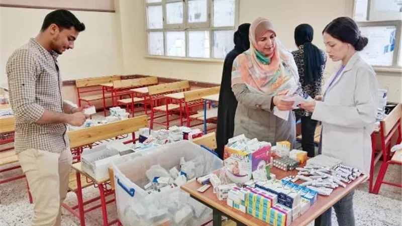 قافلة بيئية متكاملة جديدة لجامعة المنيا لقرية ريحانة