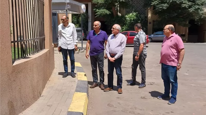 محافظ الجيزة يتفقد أعمال تطوير ميدان الجمهوريات بالدقي