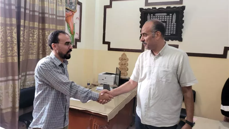 الفولي يشيد بمدير قويسنا التعليمية السابق في بناء المقر الجديد