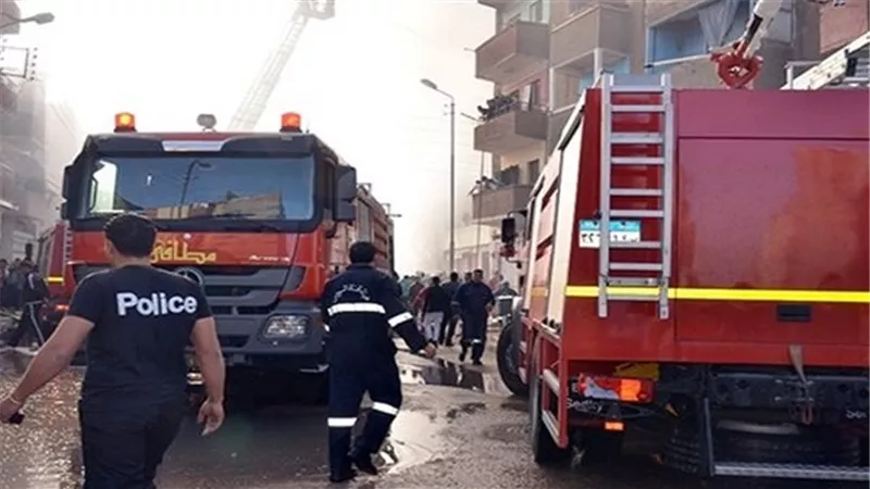 السيطرة على حريق ببرج سكنى من 12 طابق فى الفيوم