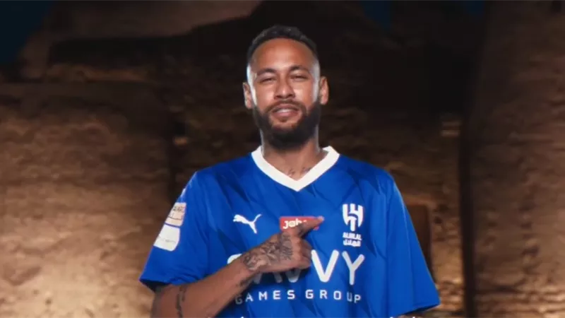 فيديو .. شاهد احتفال نيمار بهدف تعادل الهلال أمام الفيحاء