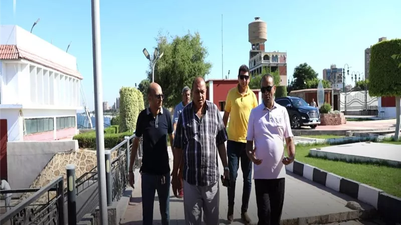 رئيس مياه المنيا يتفقد مجمع الورش المركزية بقرية ٤ العزيمة