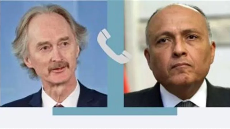 المبعوث الأممي لسوريا يشيد بمجهودات مصر لتسوية الأزمة في سوريا