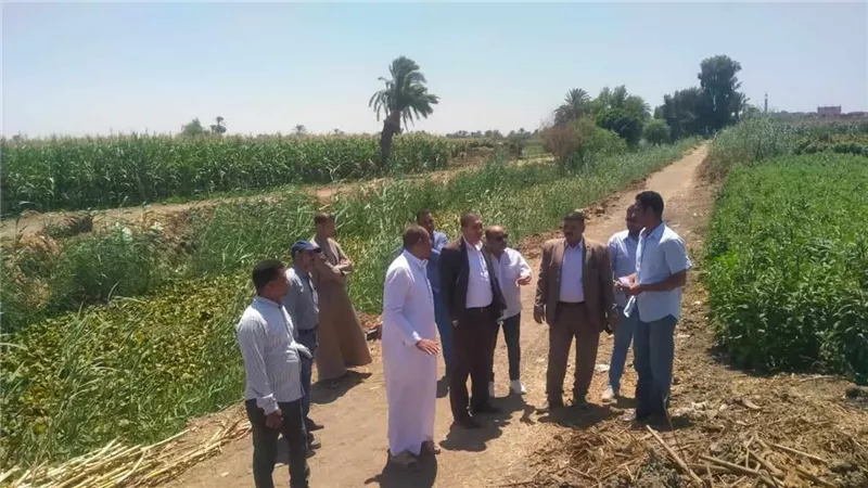متابعات ميدانية لمحطات مياه الشرب لخدمة مركز العدوة سمالوط