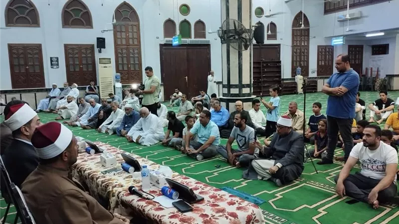 وكيل الأوقاف بالقليوبية يفتتح الاسبوع الثقافي بمسجد كفر عبيان