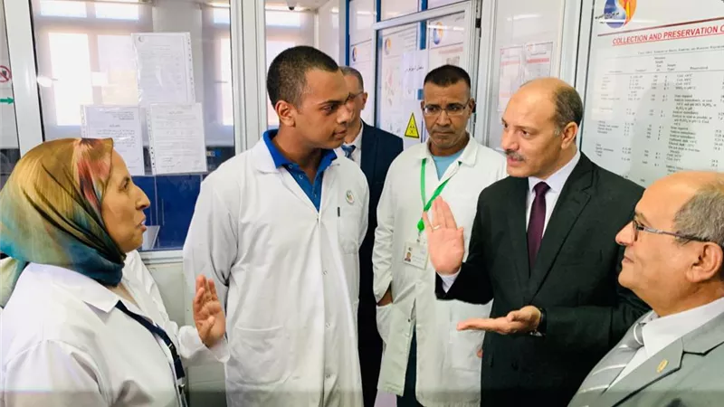 مدير تعليم الاسكندريه يتفقد التدريب العملى لطلاب مدرسة المياه