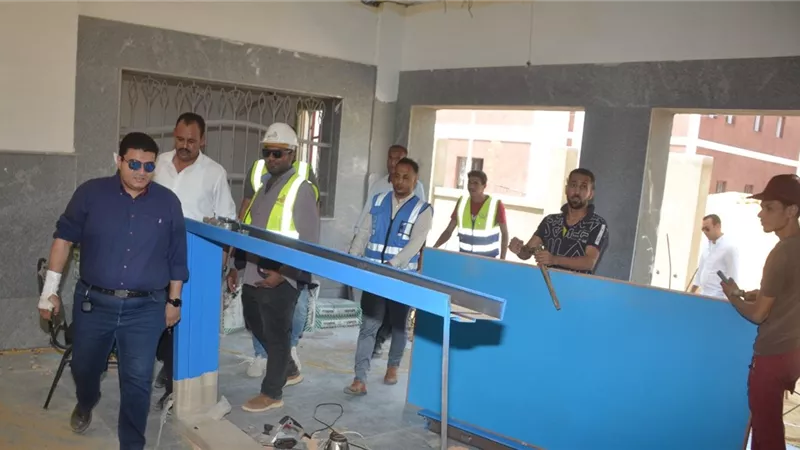 متابعة مشروعات المرحلة الأولى من حياة كريمه بقمبش ببا