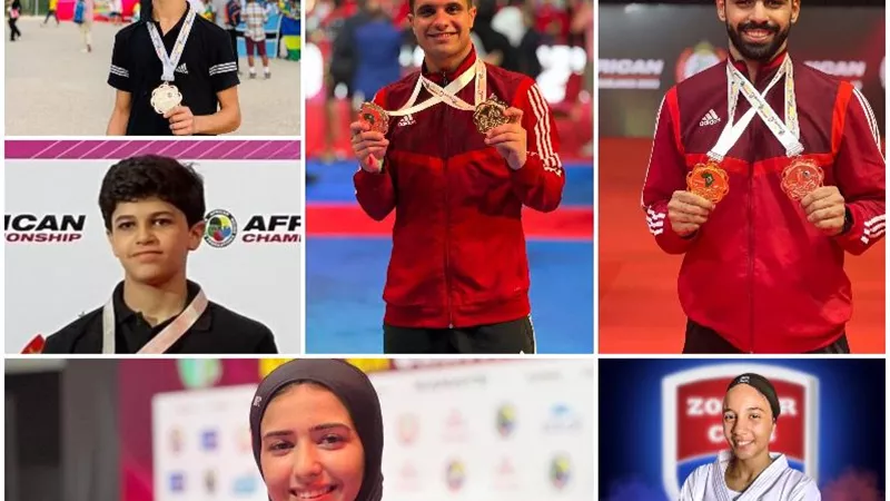 كاراتيه الزهور يحقق 8 ميداليات ببطولة إفريقيا بالمغرب