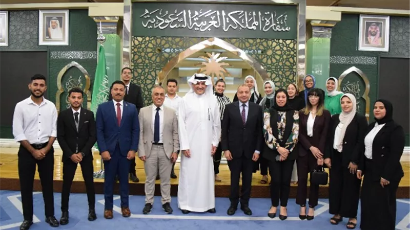 رئيس جامعة بني سويف يلتقي بالسفير السعودي بالقاهرة