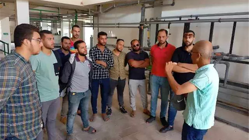 دورات تدريبية متخصصة لرفع كفاءة العاملين بمياه دمياط