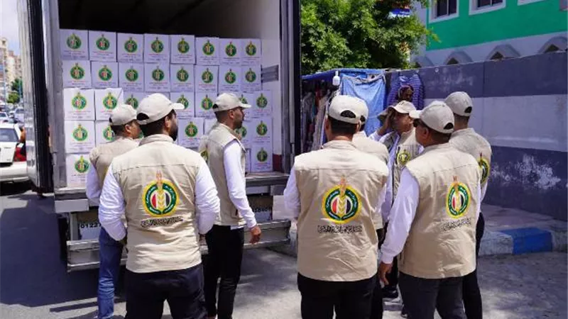 بيت الزكاة والصدقات المصرى يطلق قافلة مساعدات بمطروح