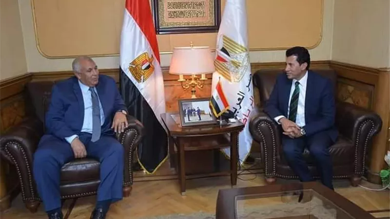 صبحي والزملوط يبحثان تنفيذ بروتوكول لقياس مستوى لياقة الطلاب