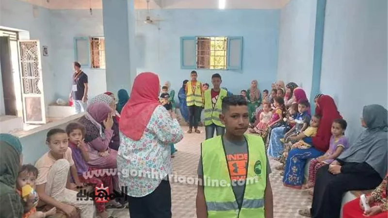 الكشف علي ٢٣٠ حالة في قافلة 