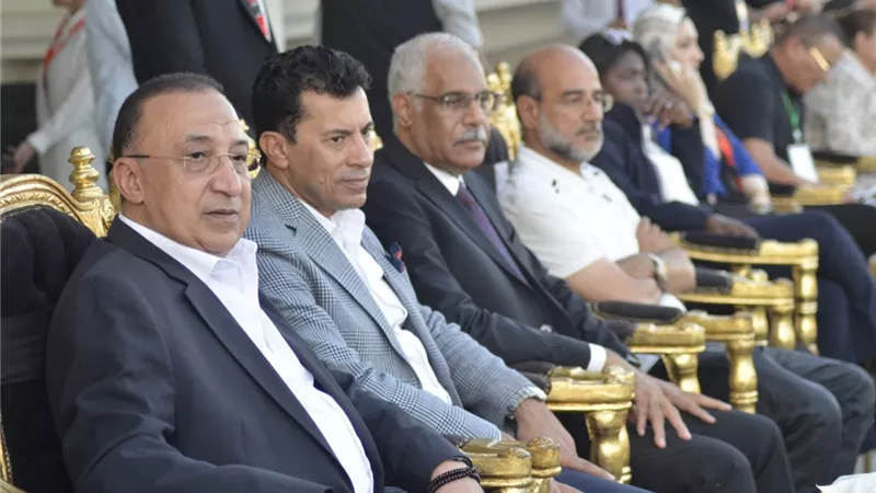 وزير الرياضة ومجلس الجبلاية في افتتاح تصفيات بطولة شمال افريقيا