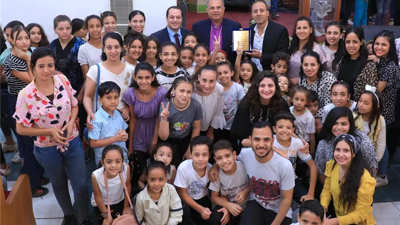 رئيس الإنجيلية يشارك بتوزيع جوائز مدارس الأحد لكنائس مجمع المنيا
