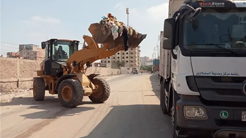 رفع 1300 طن قمامة و مخلفات صلبه بالدقهلية