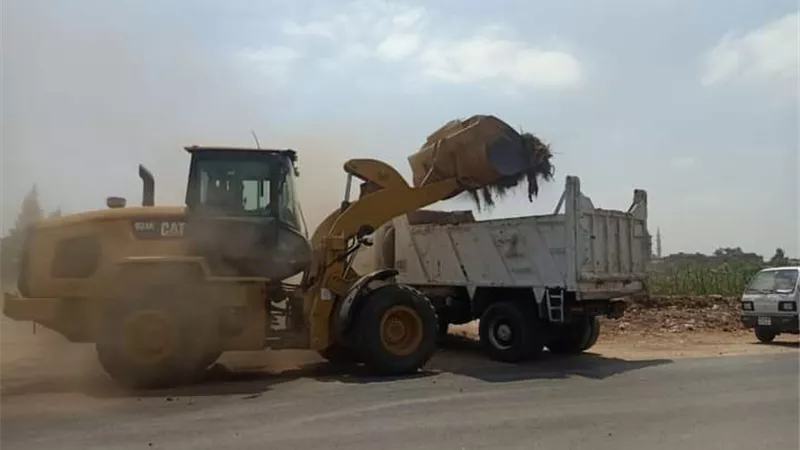 رفع 9200طن نواتج تطهير بمركز ومدينة منية النصر