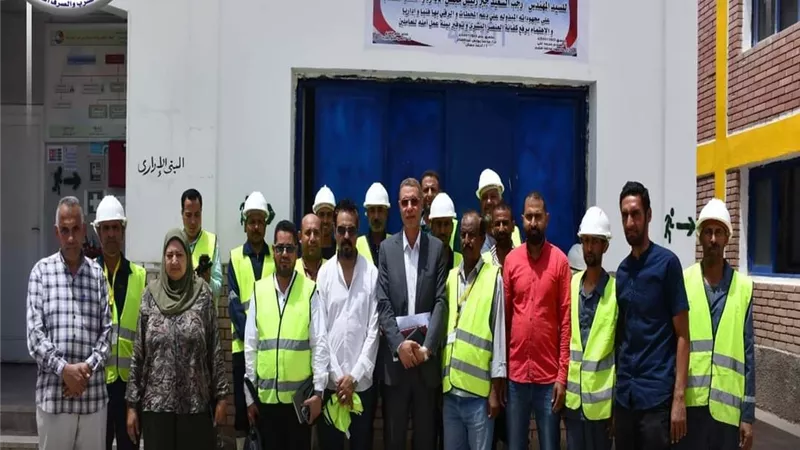 مياه المنيا: تتسلم شهادات الايزو ٤٥٠٠١ ل ٧ محطات مياه وصرف