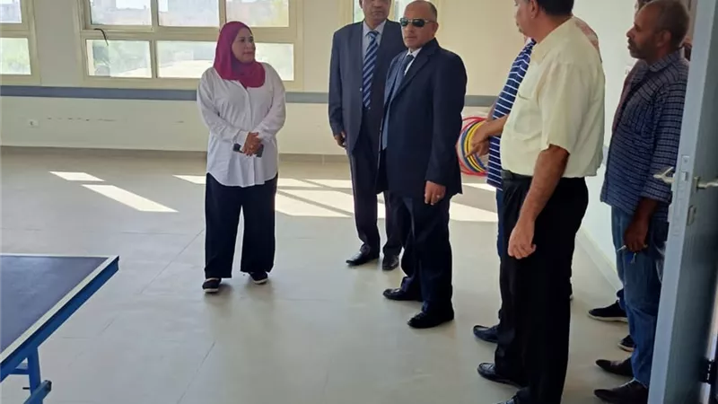 وكيل تعليم مطروح يتابع استعدادات المدرسة الرياضية بسيدي عبدالرحمن