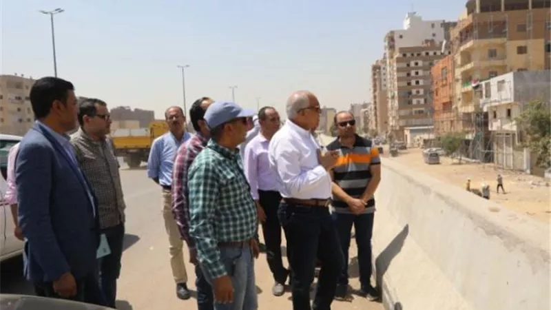 محافظ الجيزة يتابع طلاء واجهات العقارات المطلة على الطريق الدائري