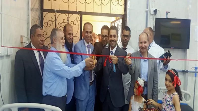 رئيس الجهاز يشارك بافتتاح وحده الغسيل الكلوي بمستشفى النوباريه ال