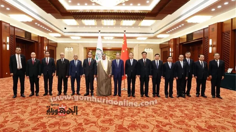 وفد البرلمان العربي يوقع مذكرة تعاون مع البرلمان الصيني