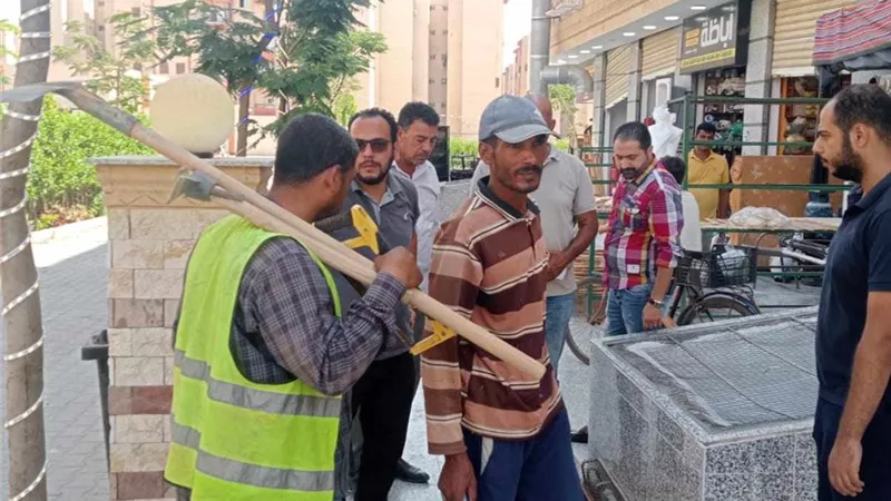 جهاز حدائق اكتوبر يشن حملة مكبرة علي مشروع الإسكان الاجتماعى