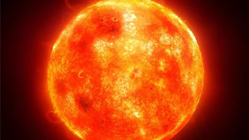 علماء فضاء ..جزء من الشمس مكسور