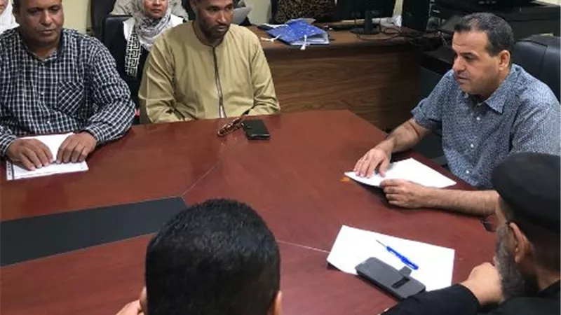 رئيس مدينة الأقصر يعقد إجتماع اللجنة الفرعية لحماية الطفل