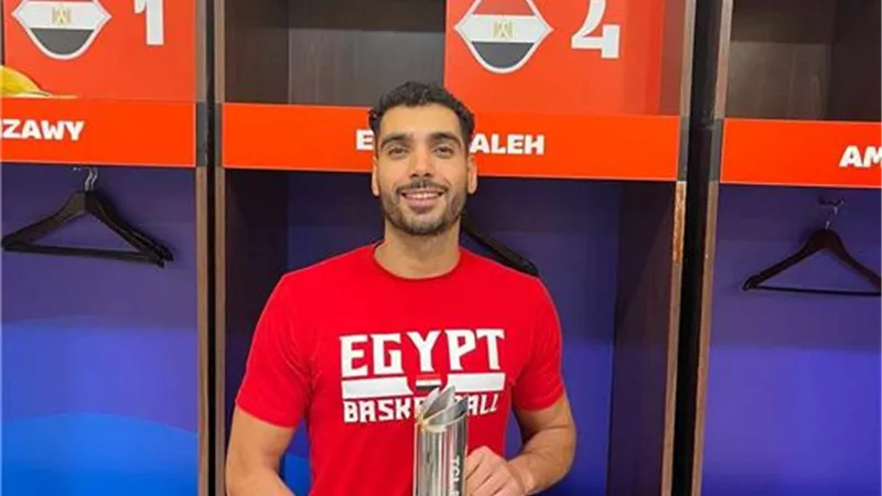 إيهاب أمين رجل مباراة مصر والمكسيك في كأس العالم لكرة السلة