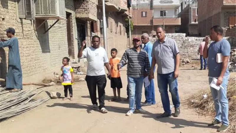 تخطيط الحيز العمرانى لقرية الطود غرب جنوب الأقصر