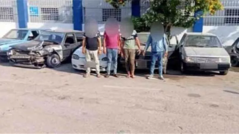 القبض على تشكيل عصابى تخصص فى سرقة السيارات ببورسعيد