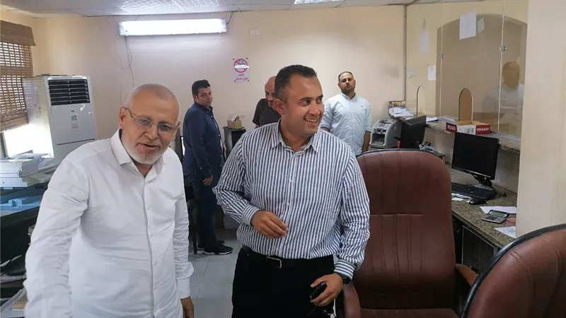 رئيس دمياط الجديدة يتفقد المركز التكنولوجى للمرافق وايرادات المياه