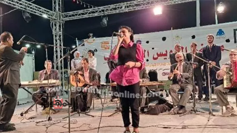 فرقة محمد عبدالوهاب تتألق في معرض السويس للكتاب