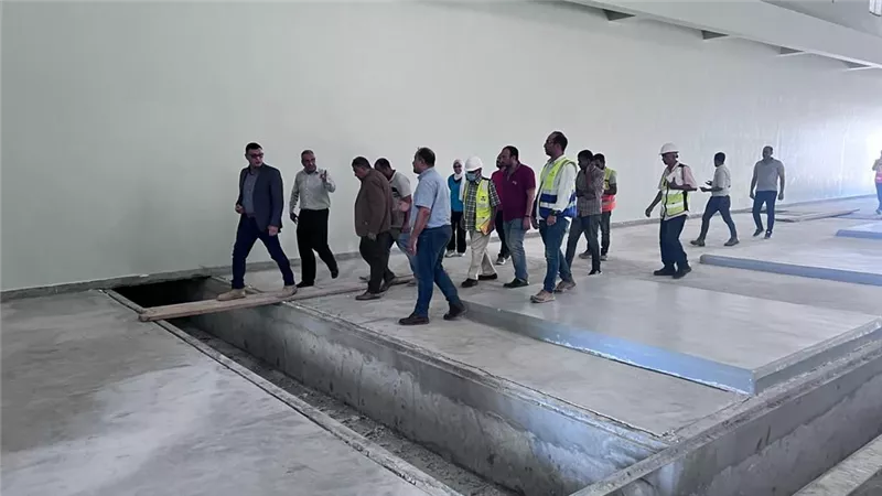 رئيس جهاز العاصمة الإدارية يتابع موقف محطة معالجة الصرف الصحى الرئيسية