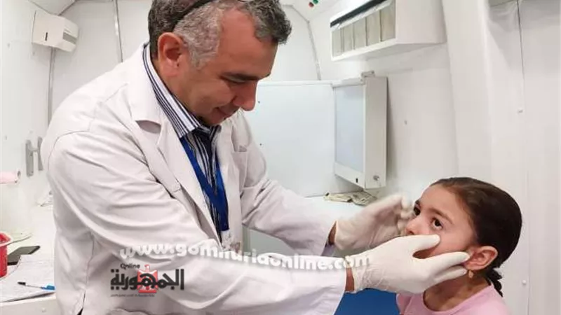 علاج ١٧٥٧ مواطنا بالمجان في قافلة طبية بدمياط