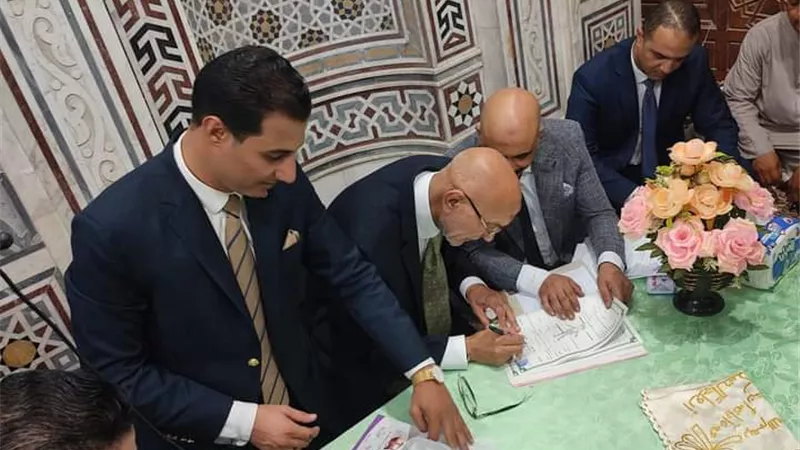 عقد قران نجل الإعلامي عبدالحكيم اللواج بحضور قيادات سياسية وإعلامية