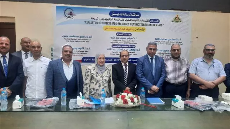 عبد البديع نائب رئيس جهاز مدينة الصالحية يحصل على الماجيستير صور