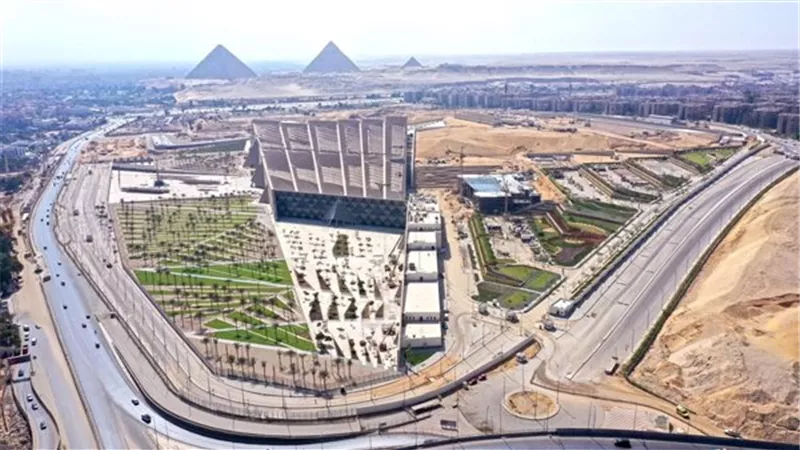 تحويلات مرورية لتنفيذ الممشى السياحي بالمتحف الكبير بالجيزة
