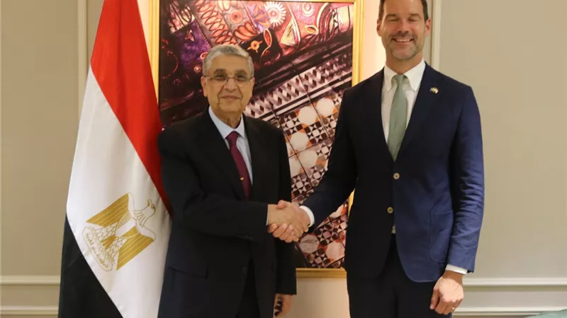 وزير الكهرباء يستقبل وزير التعاون الدولي والتجارة السويدي