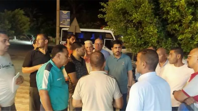 رئيس جهاز النوبارية الجديدة يتابع أهم الخدمات فى جولة ليلية.. صور