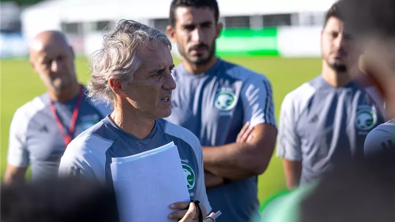 مانشيني يركز على الاستحواذ.. شاهد استعدادات الأخضر لكأس أسيا 2023