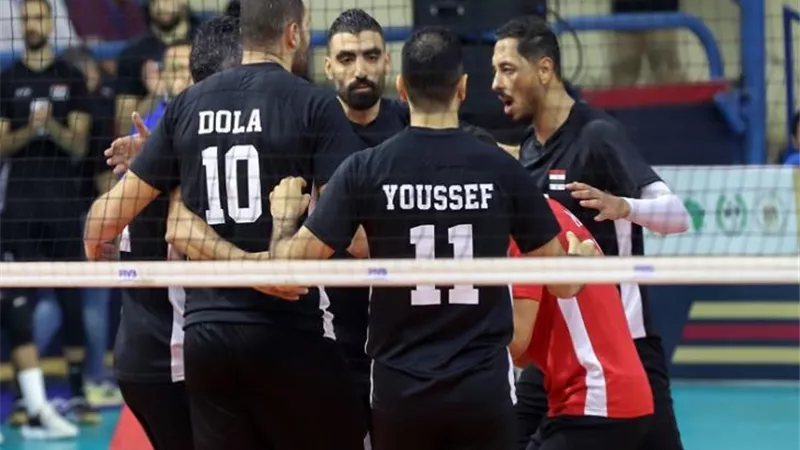 منتخب مصر للكرة الطائرة يخسر أمام الجزائر فى بطولة أفريقيا