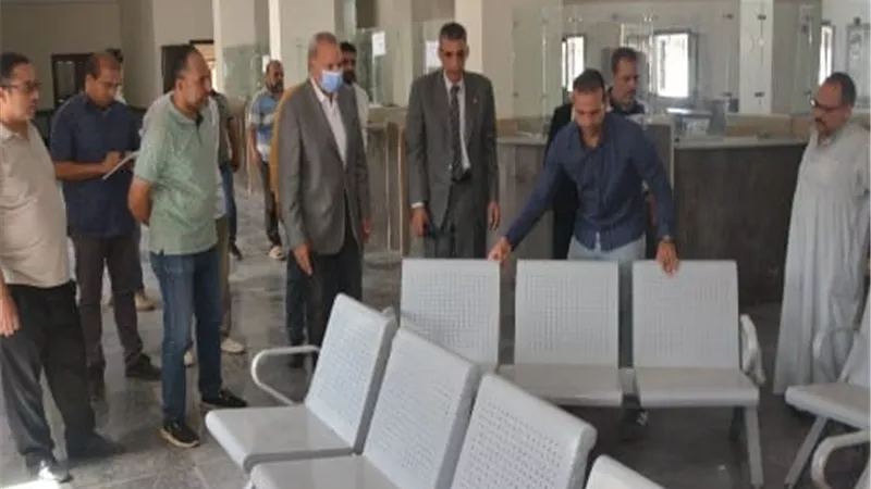 محافظ القليوبية يتفقد المجمعات الخدمية بقرى شبين القناطر ..صور
